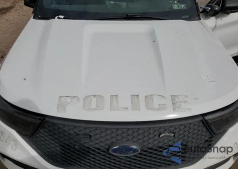 2020 Ford Explorer Police Interceptor z USA, uszkodzony, nr VIN 1FM5K8AW7LGD00126